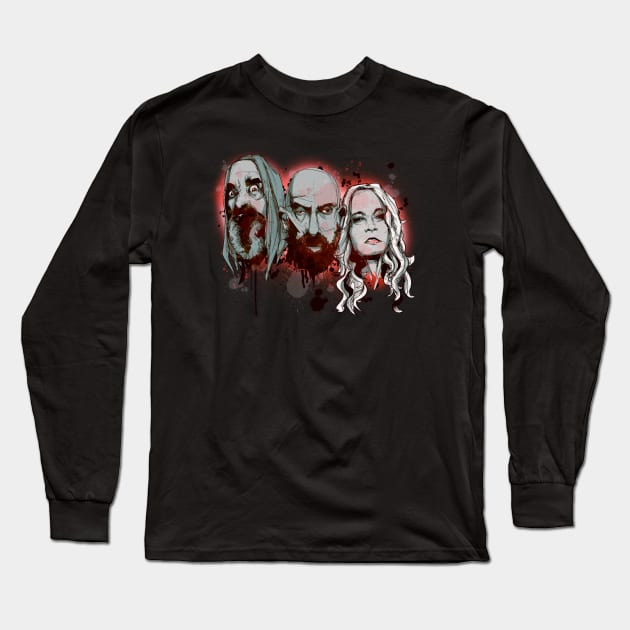 Three From Hell Long Sleeve T-Shirt by LVBart